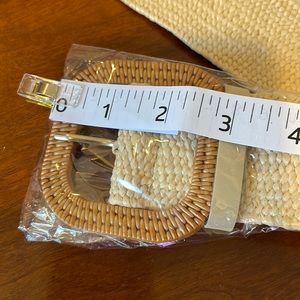 Faux Rattan elastic belt